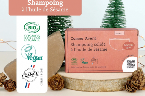 SHAMPOING À L’HUILE DE SÉSAME