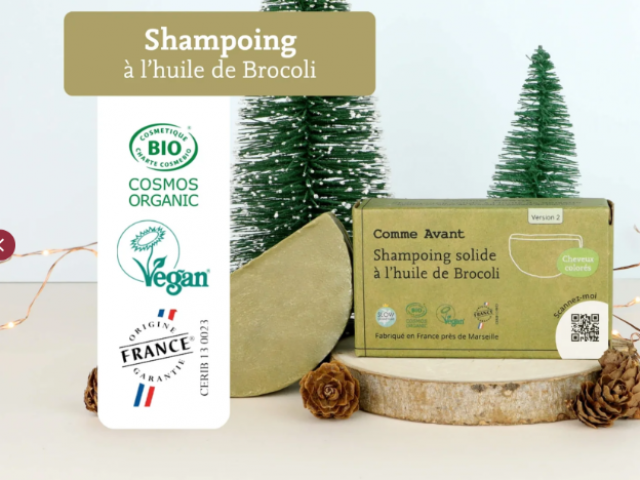 SHAMPOING À L’HUILE DE BROCOLI